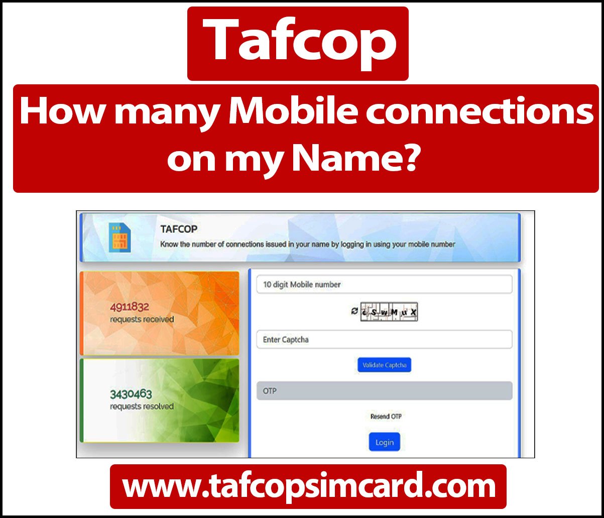 How many Mobile connections on my Name