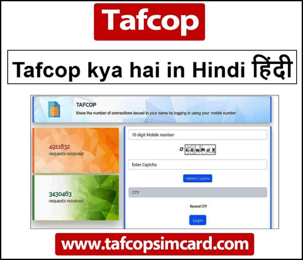 Tafcop kya hai in Hindi हिंदी